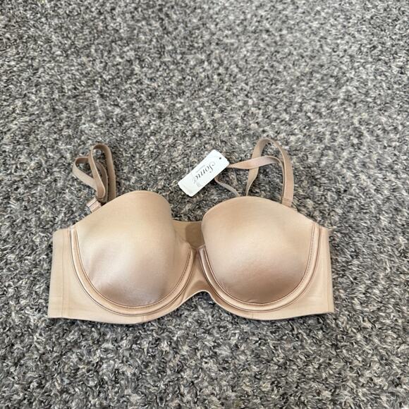 Soma Women’s Vanishing Strapless Bra Beige Size 32C Convertible Underwire New - Picture 1 of 4